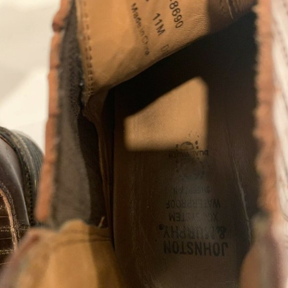 Johnston & Murphy Size 11 208690 Waterproof Boots